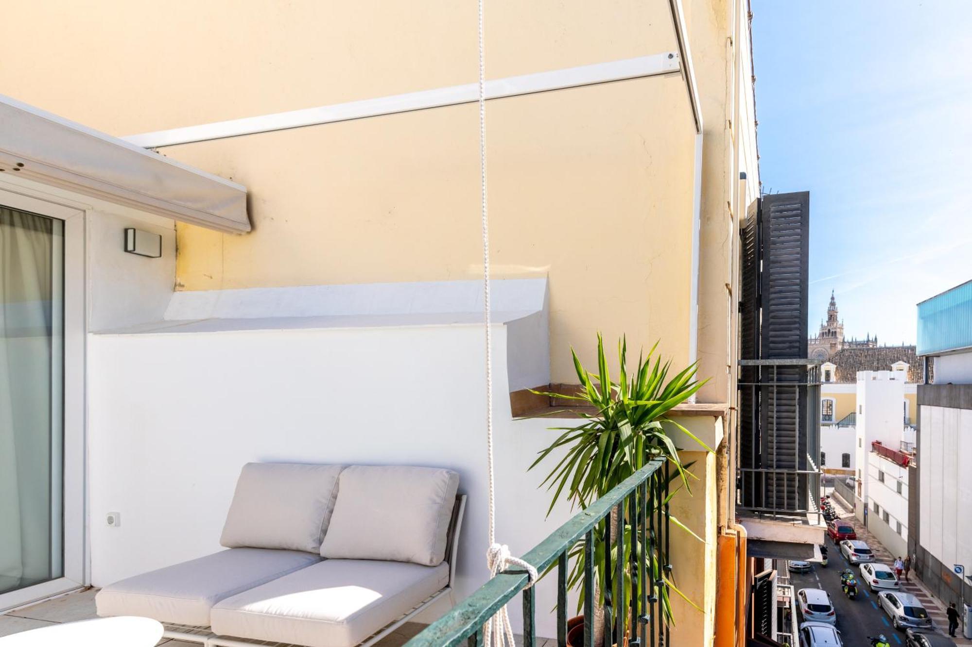 Ferienwohnung Duplex Con Terraza Junto A La Catedral Sevilla Exterior foto